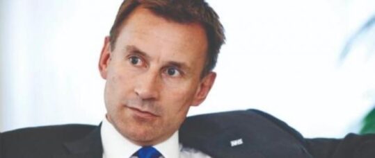 Jeremy Hunt appointed chair of the health and social care committee