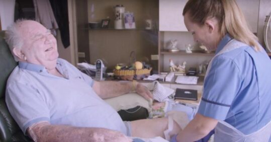 QNI community nurse film shortlisted for award