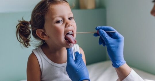 When children should be sent for a Covid swab test