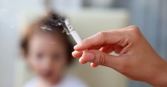 Increased asthma risk in children born two generations after exposure to smoking