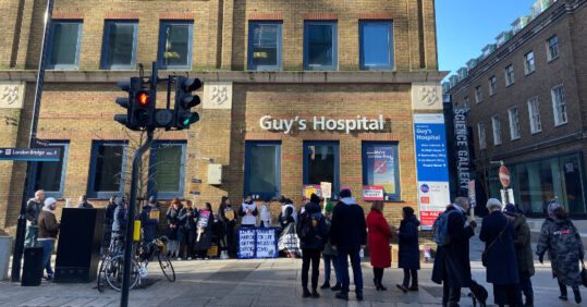 Ministers ‘on strike’ over union negotiations says RCN as nurse strike for second day