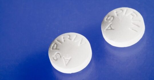 Long-term use of aspirin linked to anaemia in elderly patients