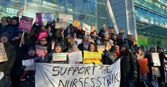 Public support for nurse strikes remains ‘steadfast’, poll shows